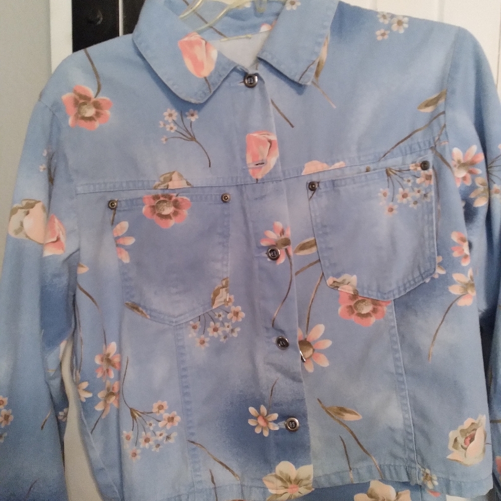 Vivaldi Denim Skirt Set,2 piece,sz 10/easter